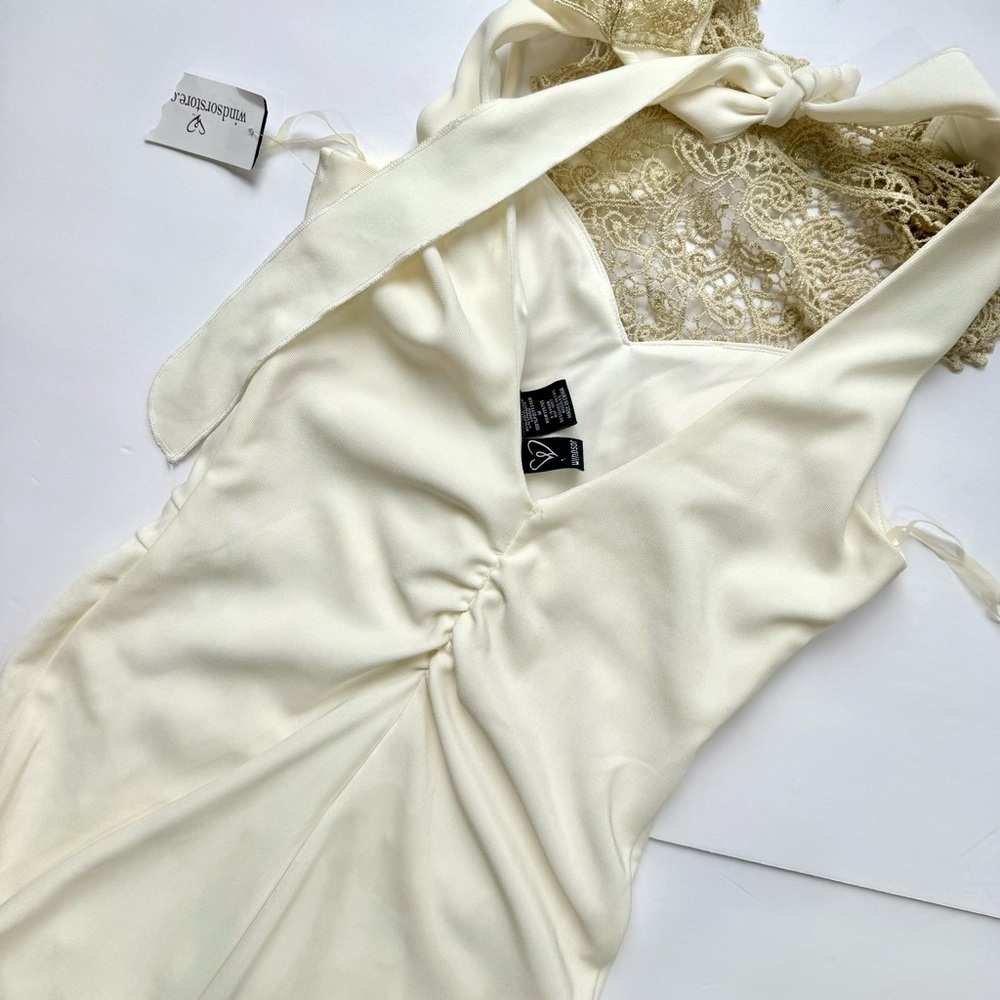 Windsor gold/ ivory bandage dress ❤️ - Picture 5 of 6